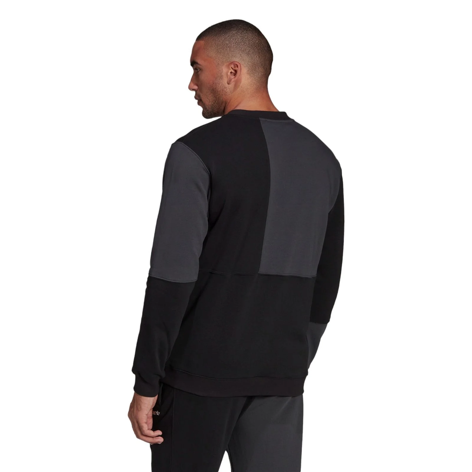 adidas Originals SPRT Crewneck Sweatshirt - Black - Image 3