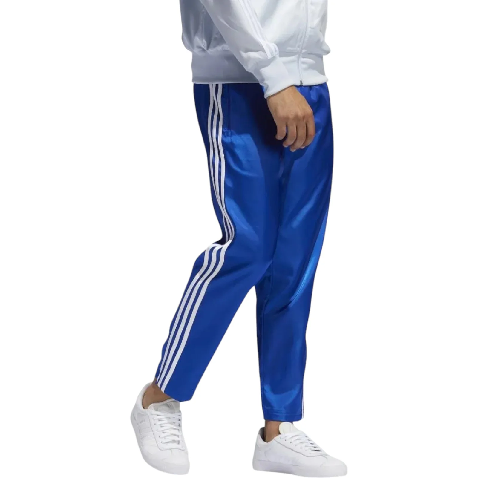 adidas Originals SPRT Satin Firebird Tracksuit Bottoms - Blue - Image 2