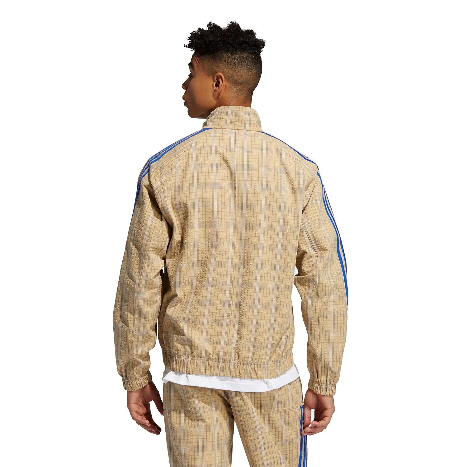 adidas Originals SPRT Stripe Track Jacket - Hazy Beige - Image 3