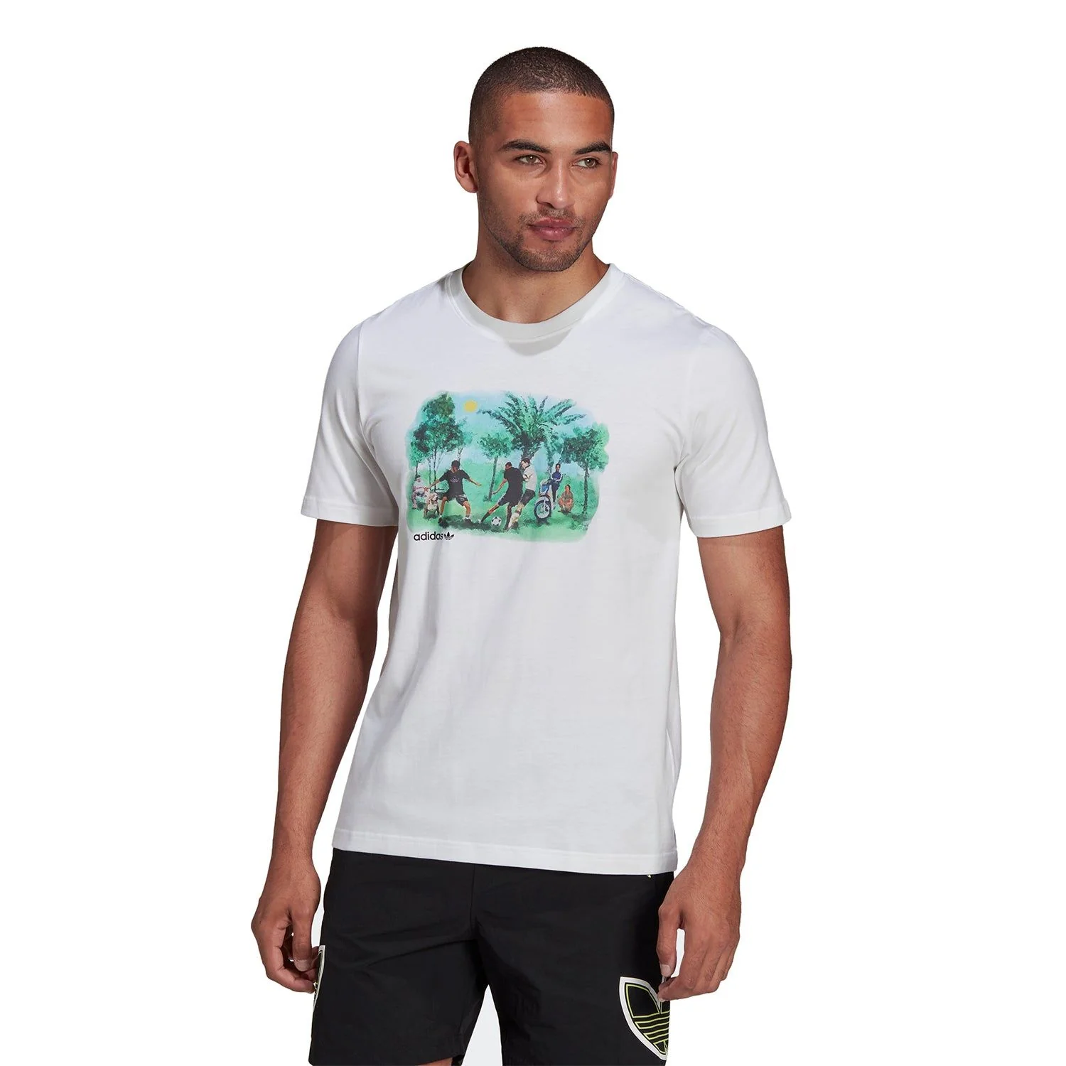 adidas Originals SPRT Summer Tee - White - Image 2