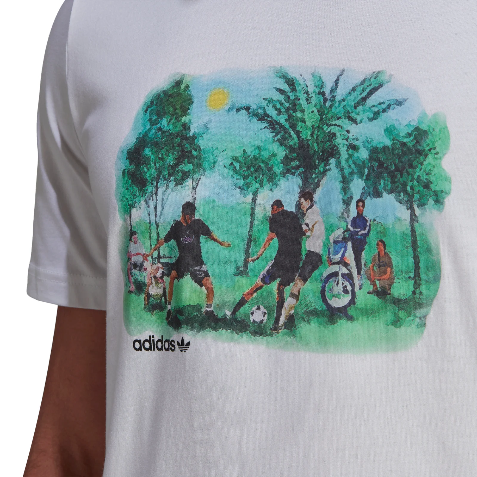 adidas Originals SPRT Summer Tee - White - Image 3