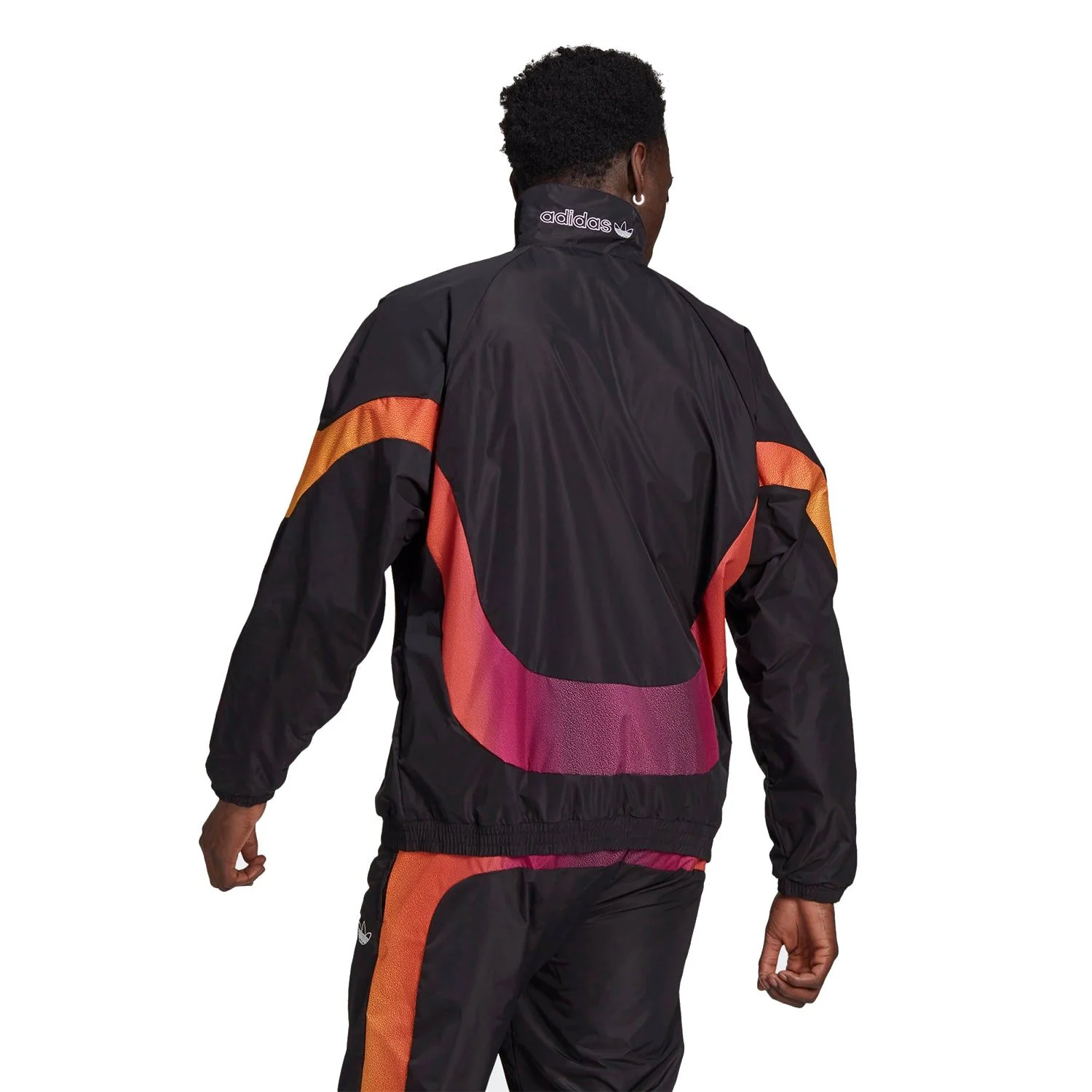 adidas Originals SPRT Supersport Woven Track Top - Black - Image 3