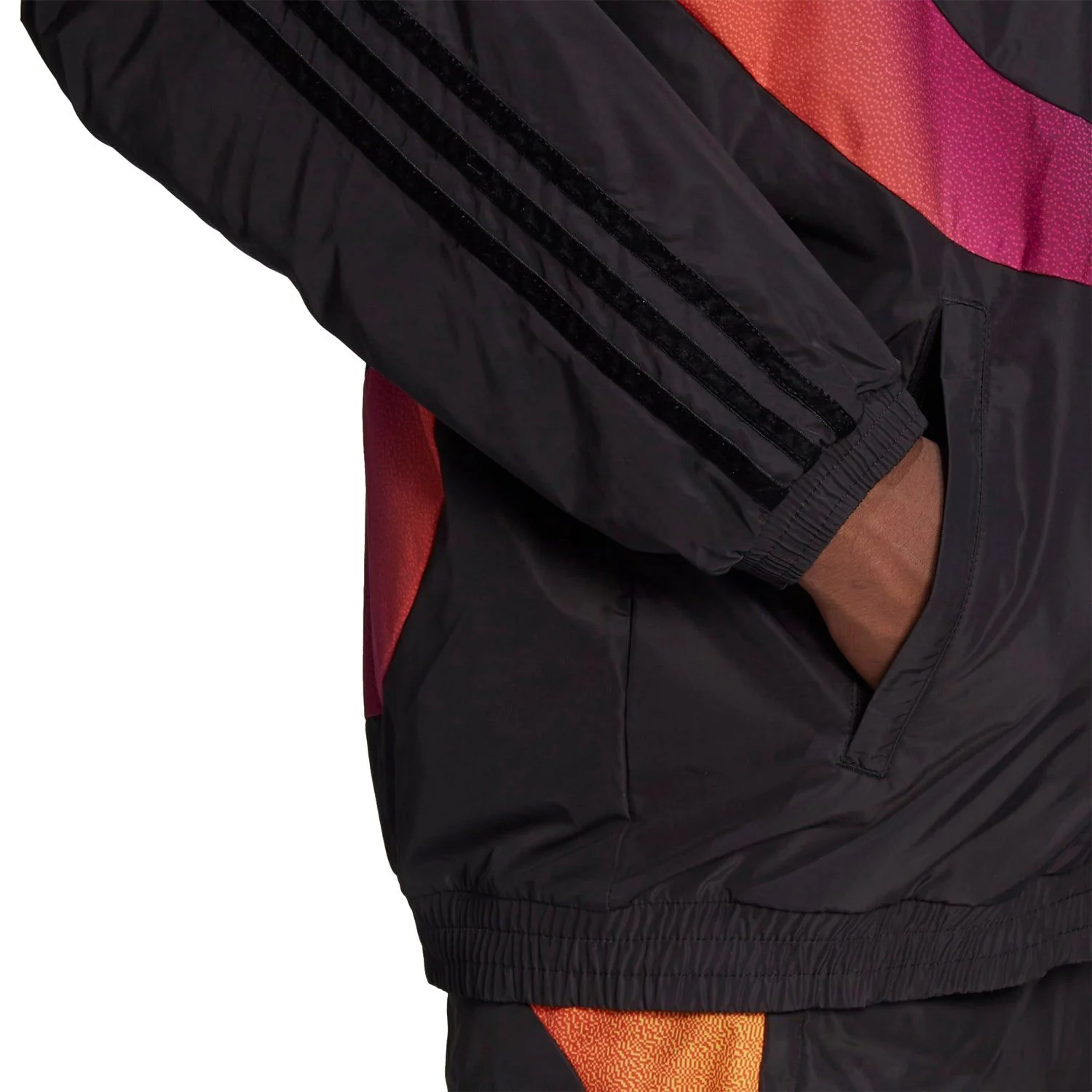 adidas Originals SPRT Supersport Woven Track Top - Black - Image 5