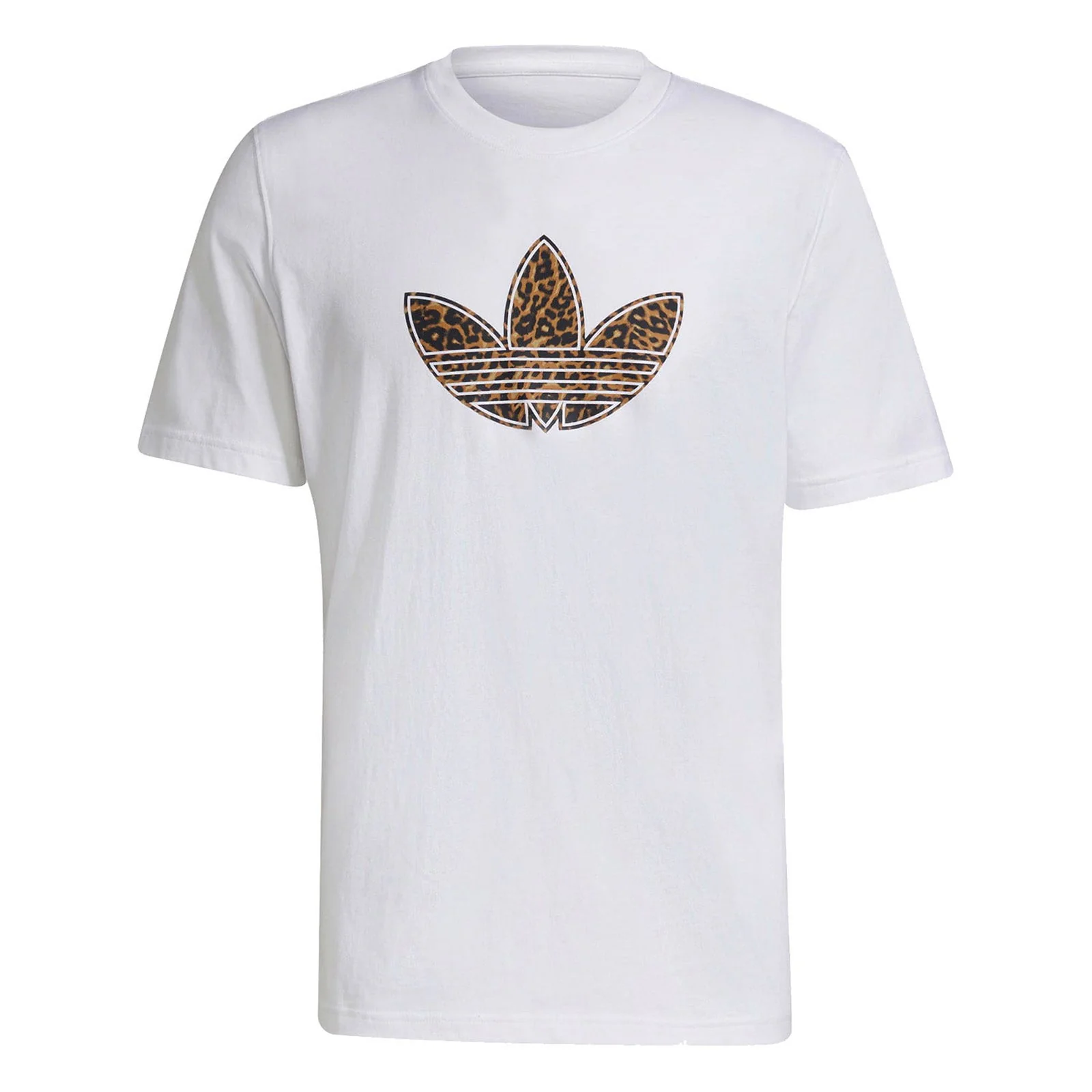 adidas Originals SPRT Trefoil Animal Print Tee - White