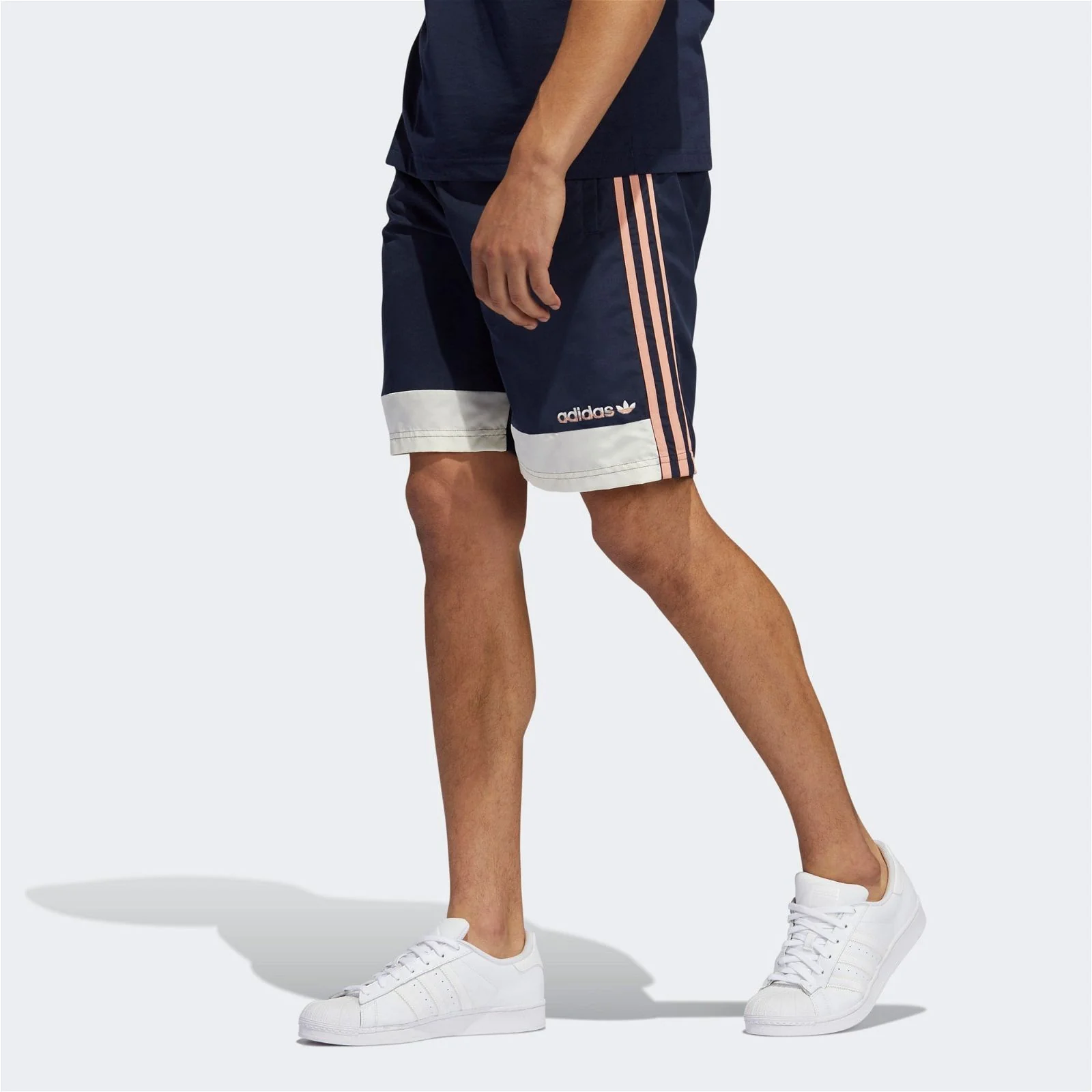adidas Originals SPRT Woven Shorts - Legend Ink / Cream White - Image 2