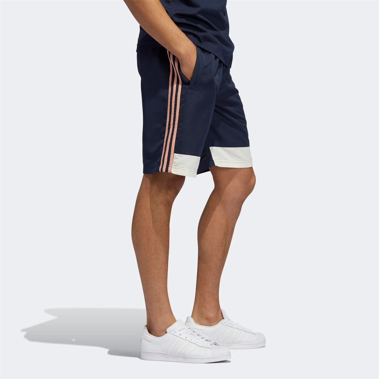 adidas Originals SPRT Woven Shorts - Legend Ink / Cream White - Image 6