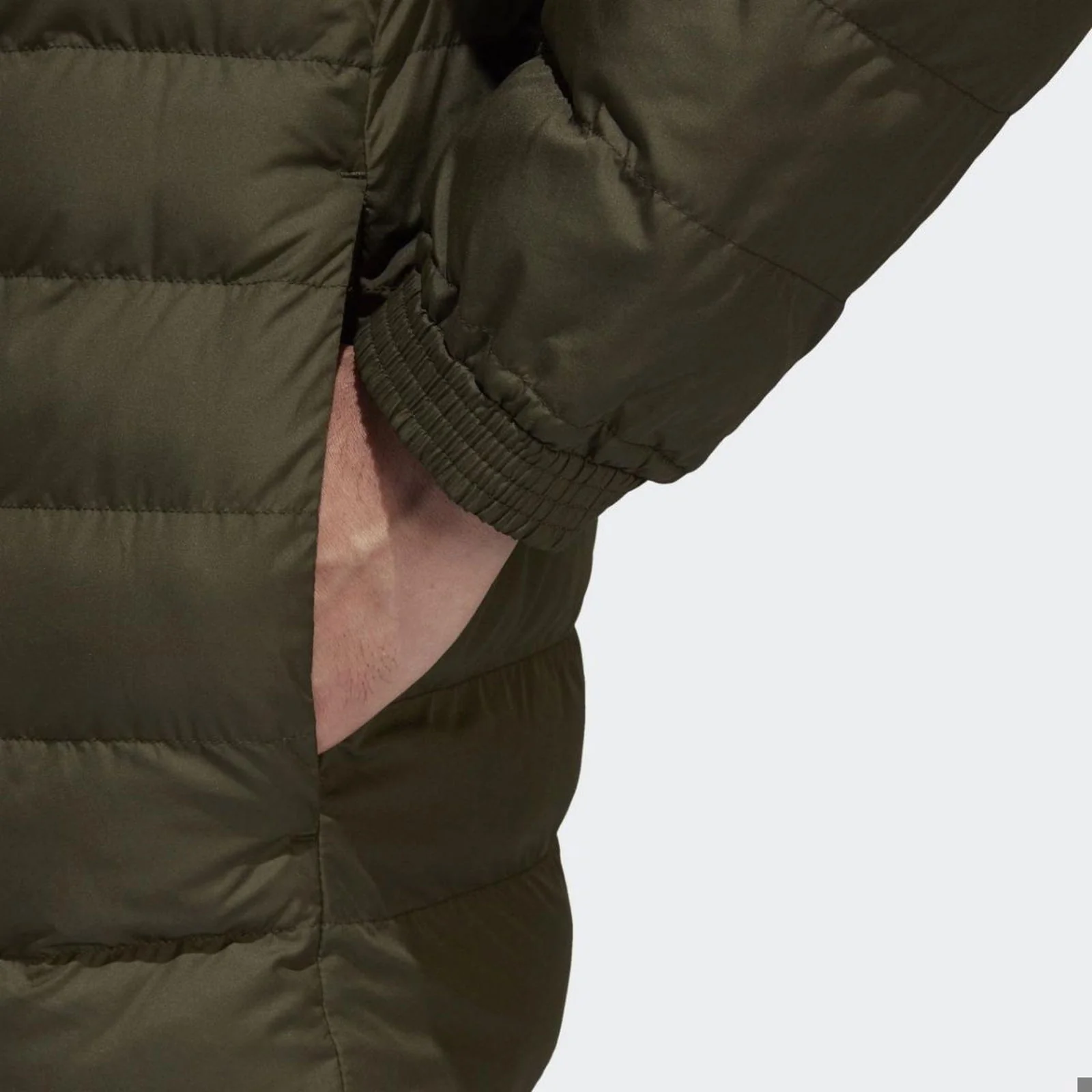 adidas Originals SST Superstar Outdoor Down Jacket - Night Cargo Green - Image 7