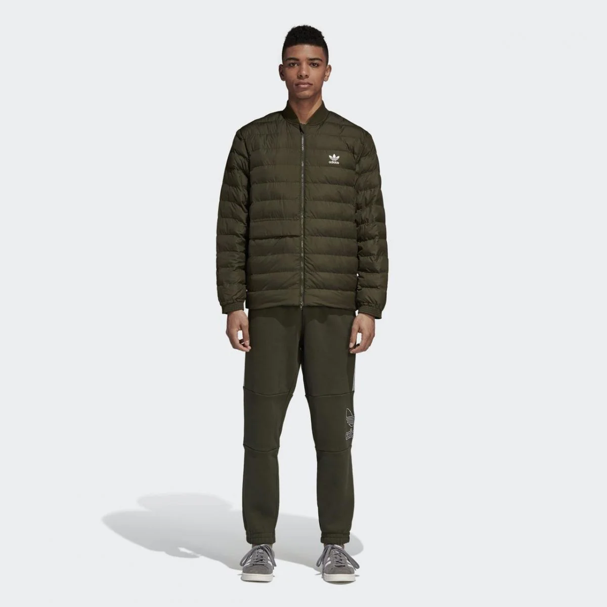 adidas Originals SST Superstar Outdoor Down Jacket - Night Cargo Green - Image 8