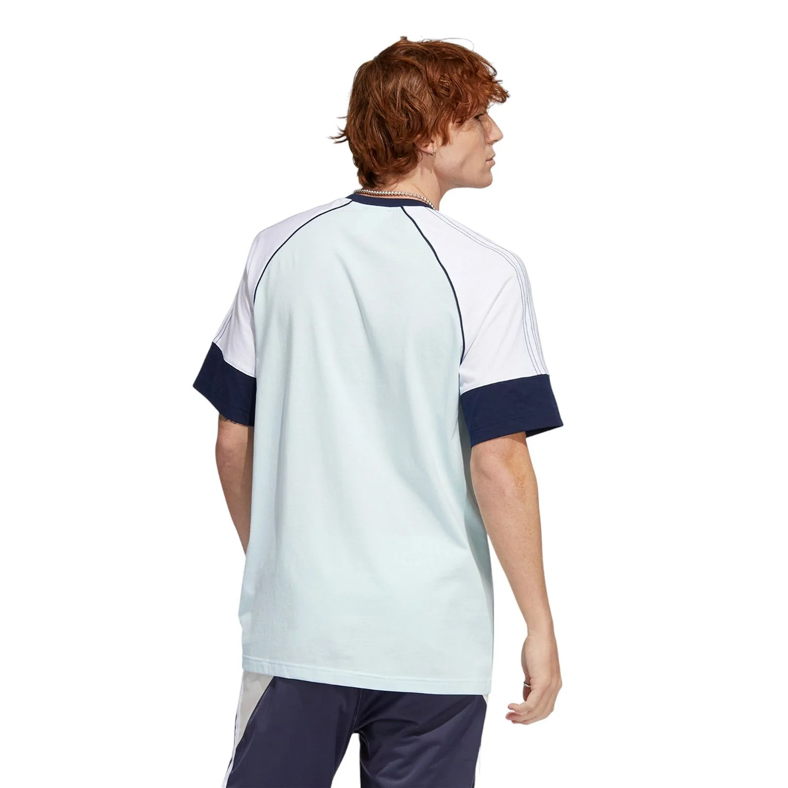 adidas Originals SST Superstar T-Shirt - Almost Blue / White - Image 3