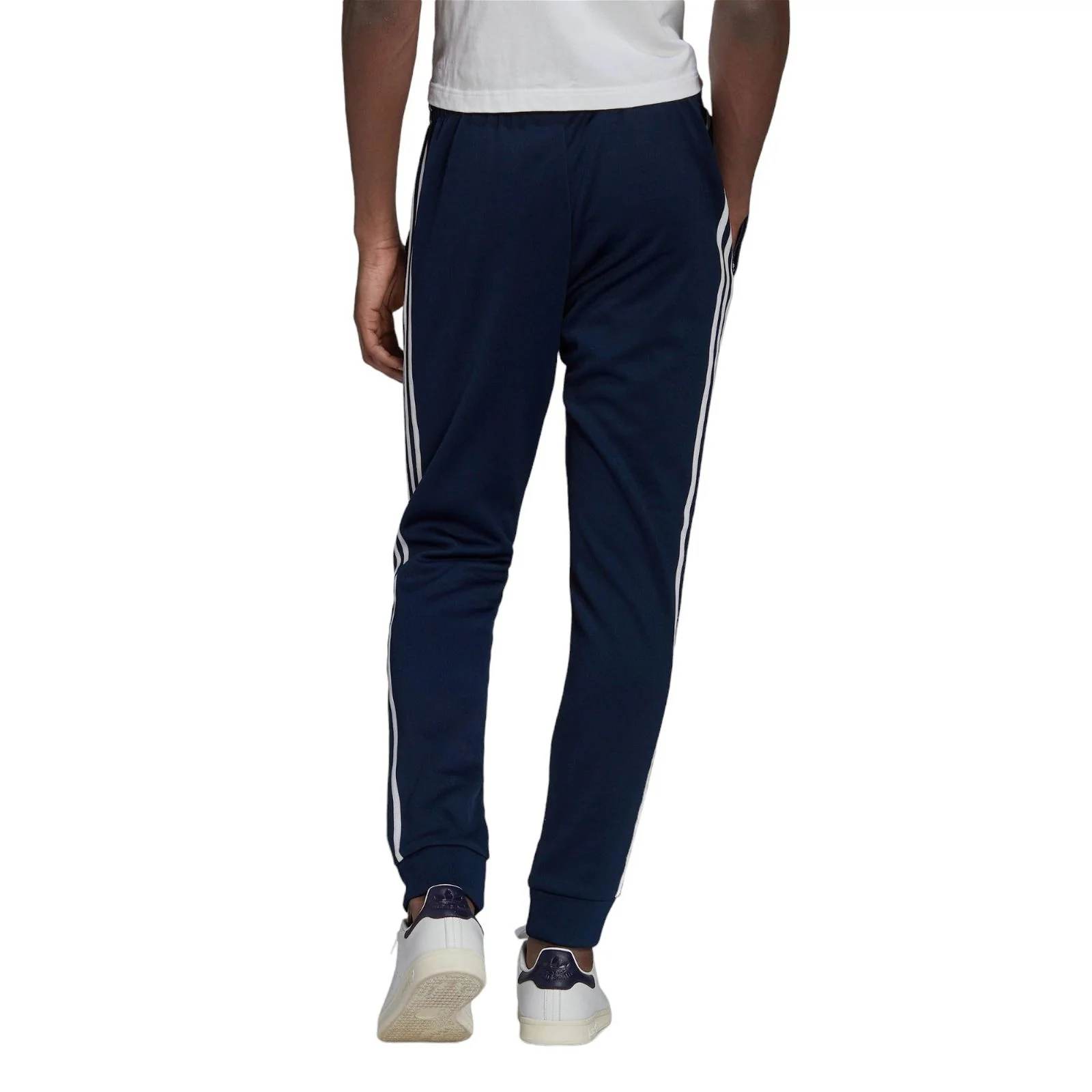 adidas Originals SST Superstar Track Pants - Collegiate Navy / Red - Image 4