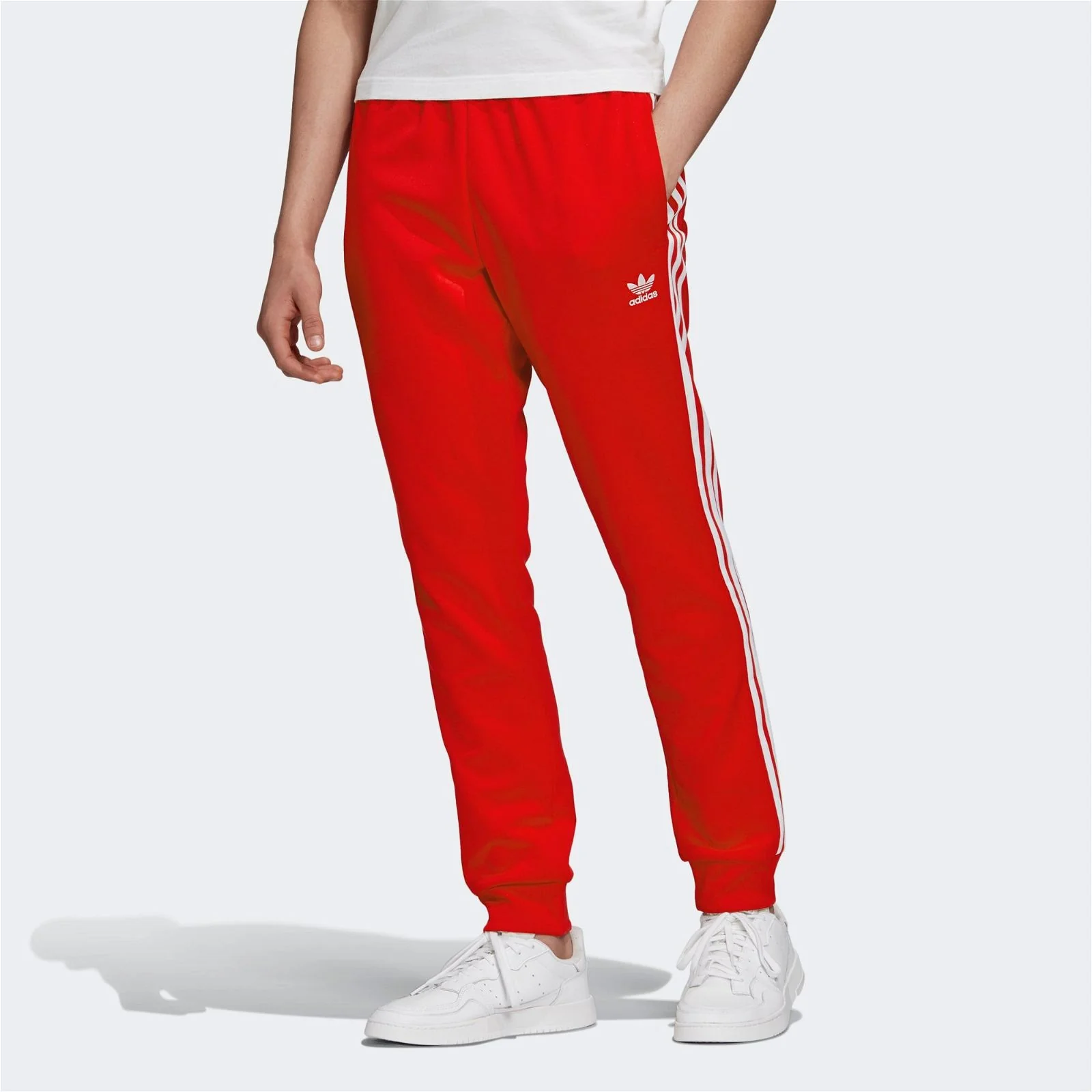 adidas Originals SST Superstar Track Pants Primeblue - Red - Image 3