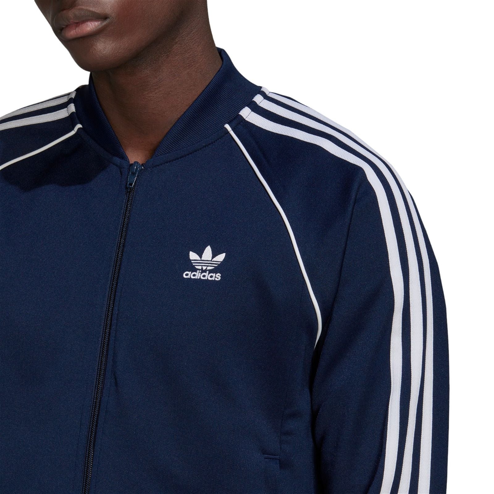 adidas Originals SST Superstar Track Top - Night Indigo / White - Image 5