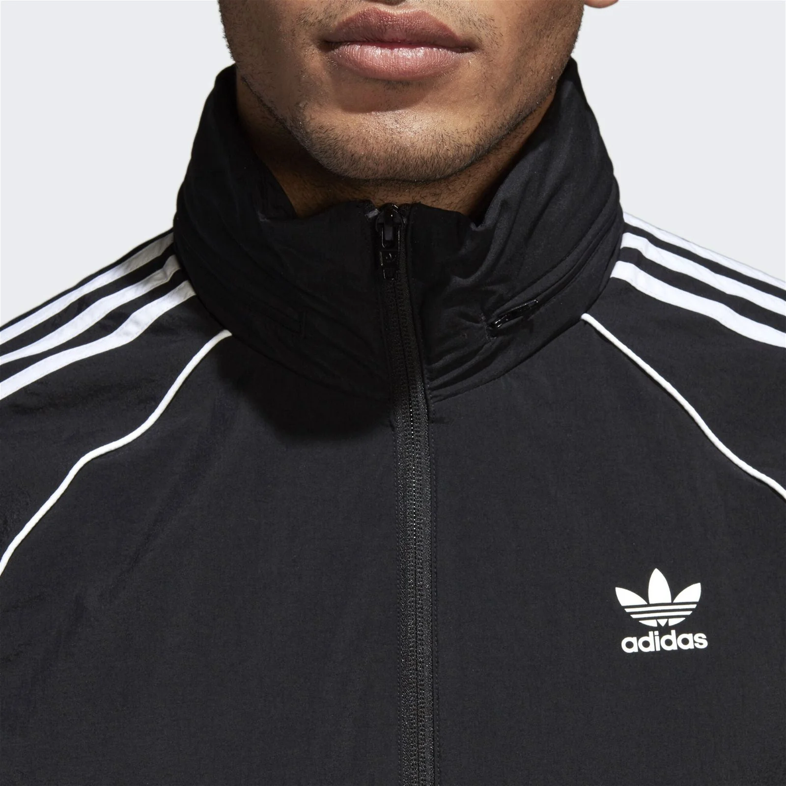 adidas Originals SST Superstar Windbreaker Jacket - Black - Image 4