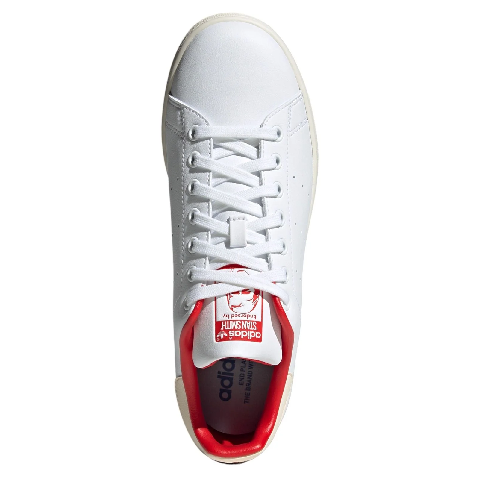 adidas Originals Stan Smith Candy Cane Christmas Shoes - White Red - Image 5