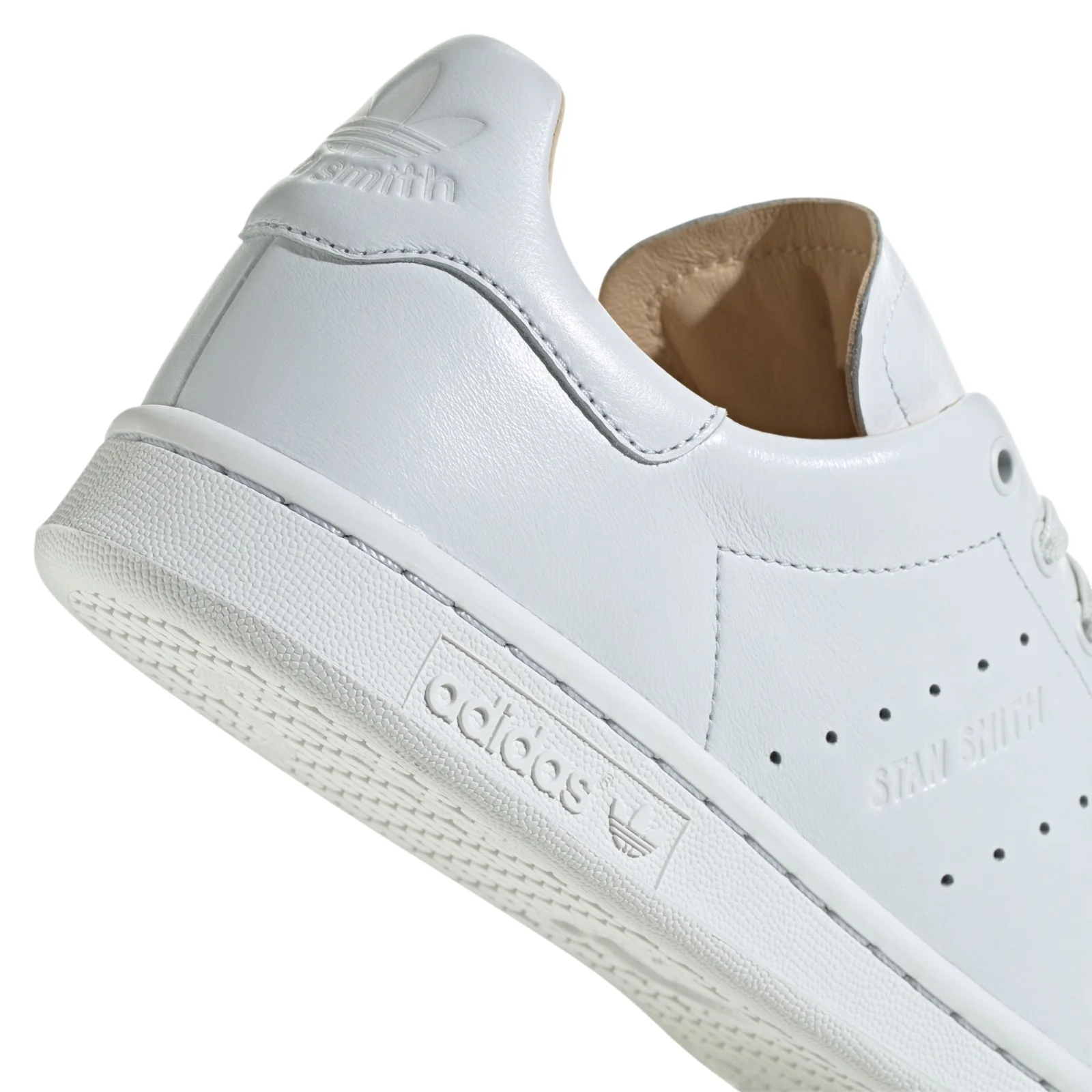 adidas Originals Stan Smith Lux Shoes - Crystal White / Sand Strata - Image 4