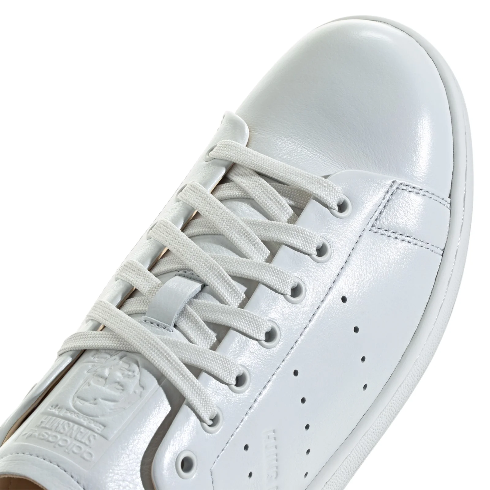 adidas Originals Stan Smith Lux Shoes - Crystal White / Sand Strata - Image 5