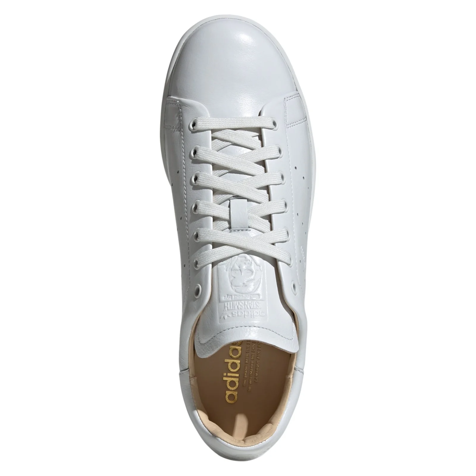 adidas Originals Stan Smith Lux Shoes - Crystal White / Sand Strata - Image 6