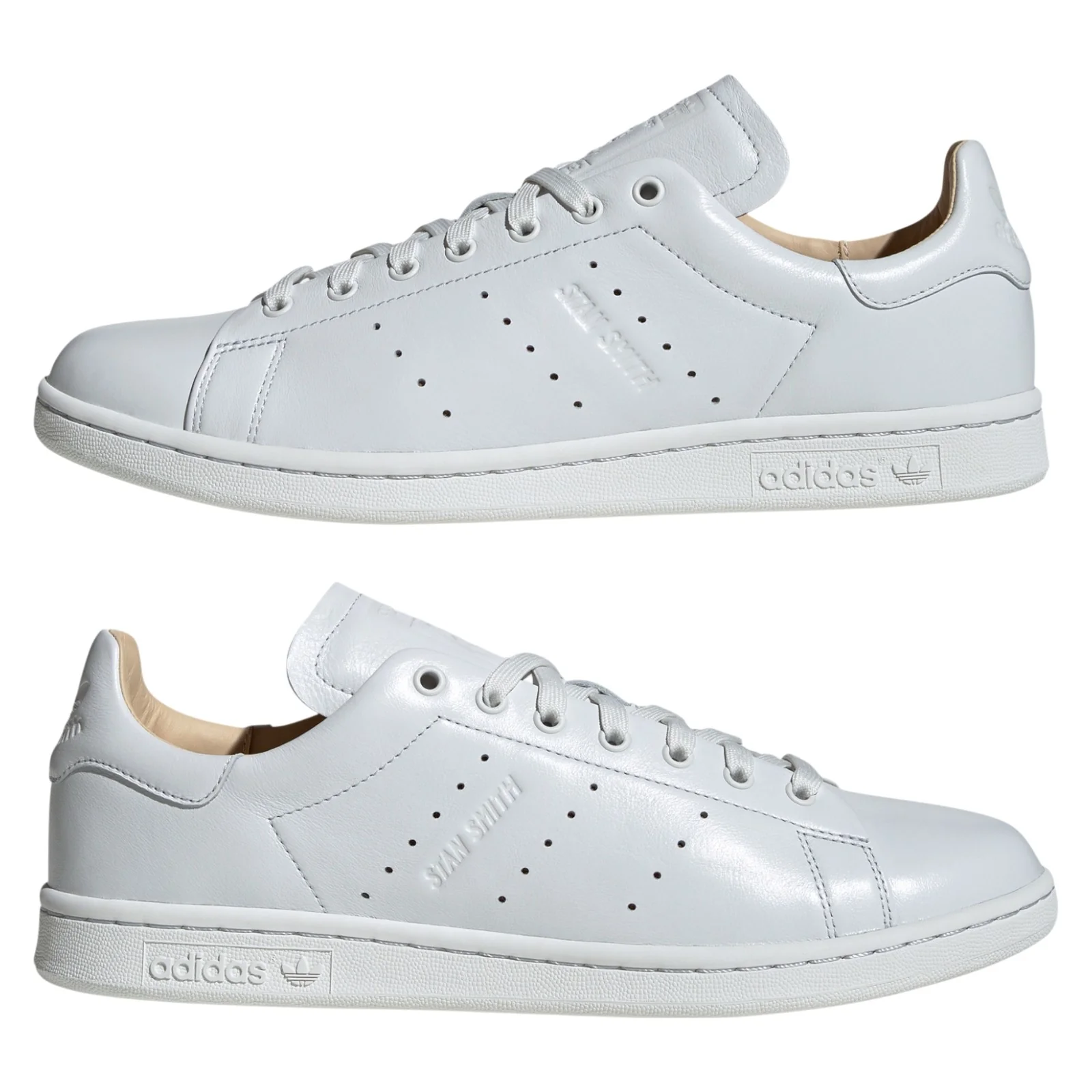 adidas Originals Stan Smith Lux Shoes - Crystal White / Sand Strata - Image 9