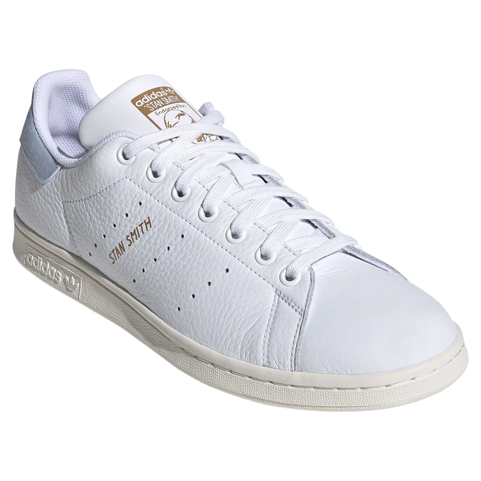 adidas Originals Stan Smith Shoe - Cloud White / Blue - Image 2