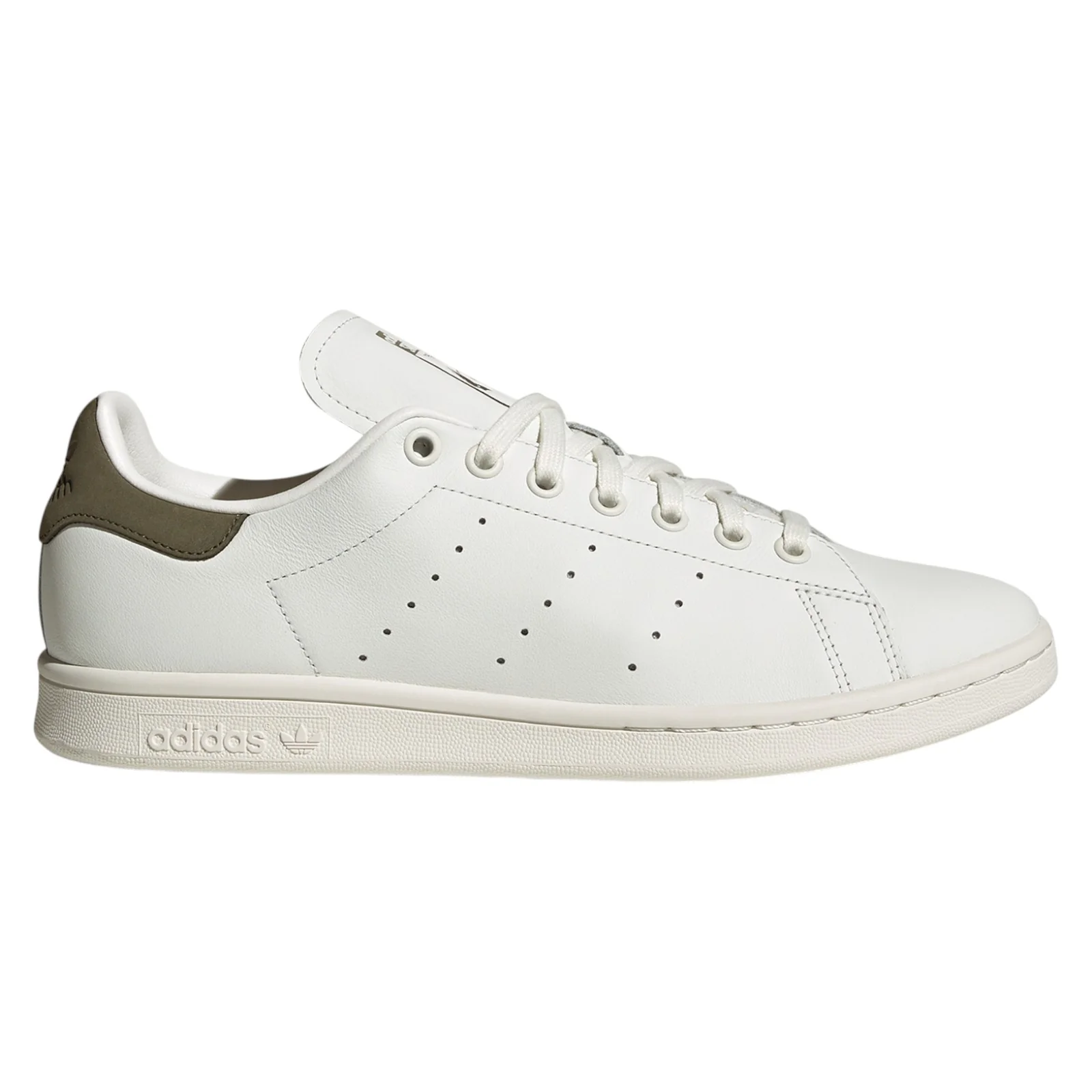 adidas Originals Stan Smith Shoes - Core White / Olive Strata