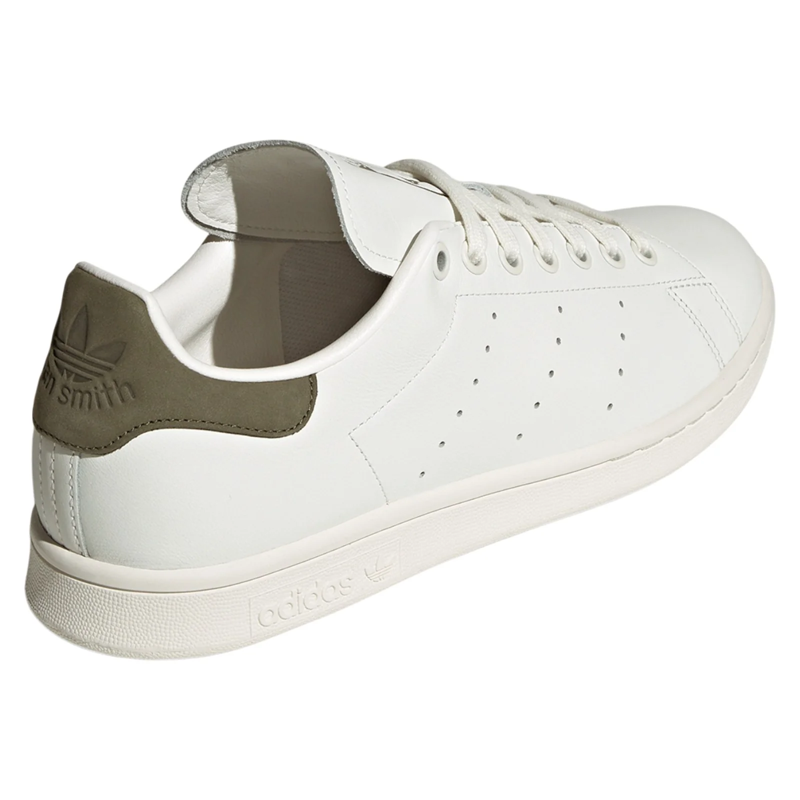 adidas Originals Stan Smith Shoes - Core White / Olive Strata - Image 3