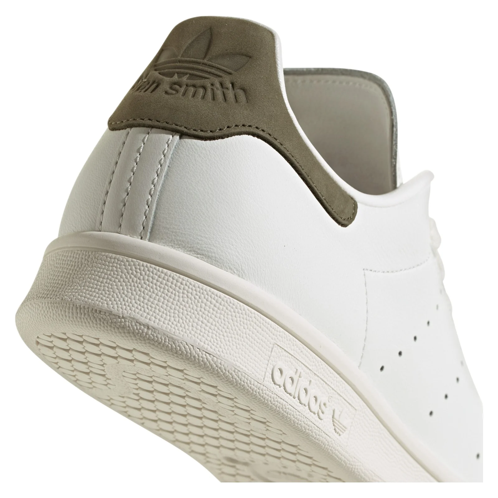 adidas Originals Stan Smith Shoes - Core White / Olive Strata - Image 4
