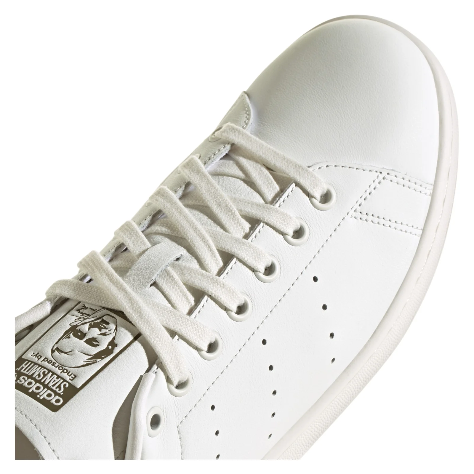adidas Originals Stan Smith Shoes - Core White / Olive Strata - Image 8