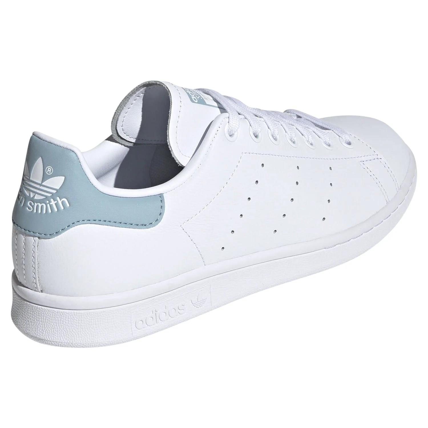adidas Originals Stan Smith Shoes - White & Ash Grey - Image 3