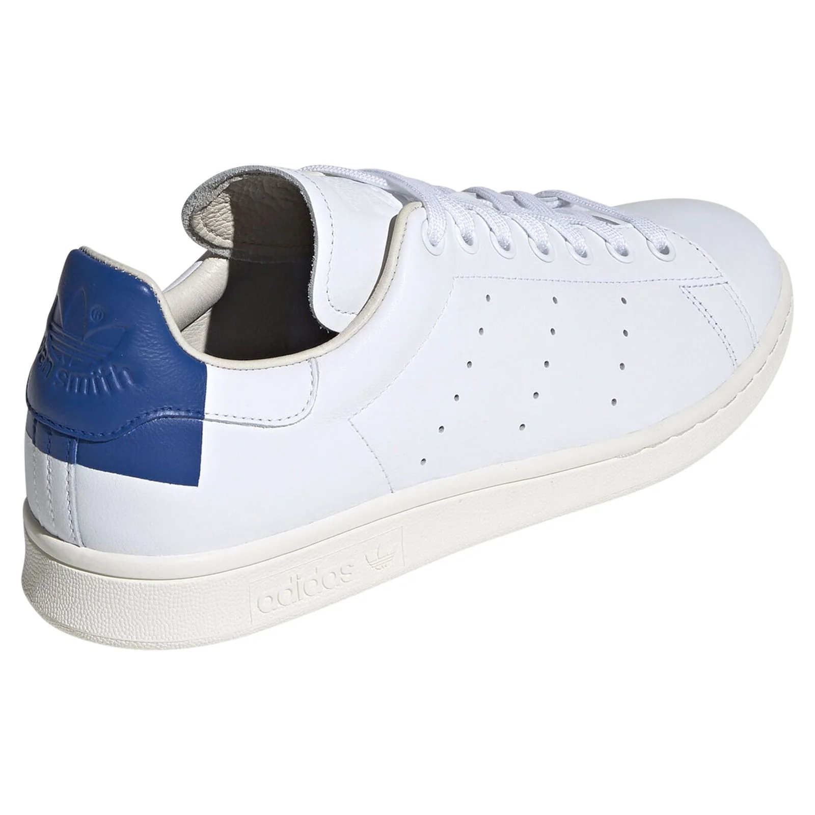 adidas Originals Stan Smith Trainers - Cloud White & Blue - Image 3