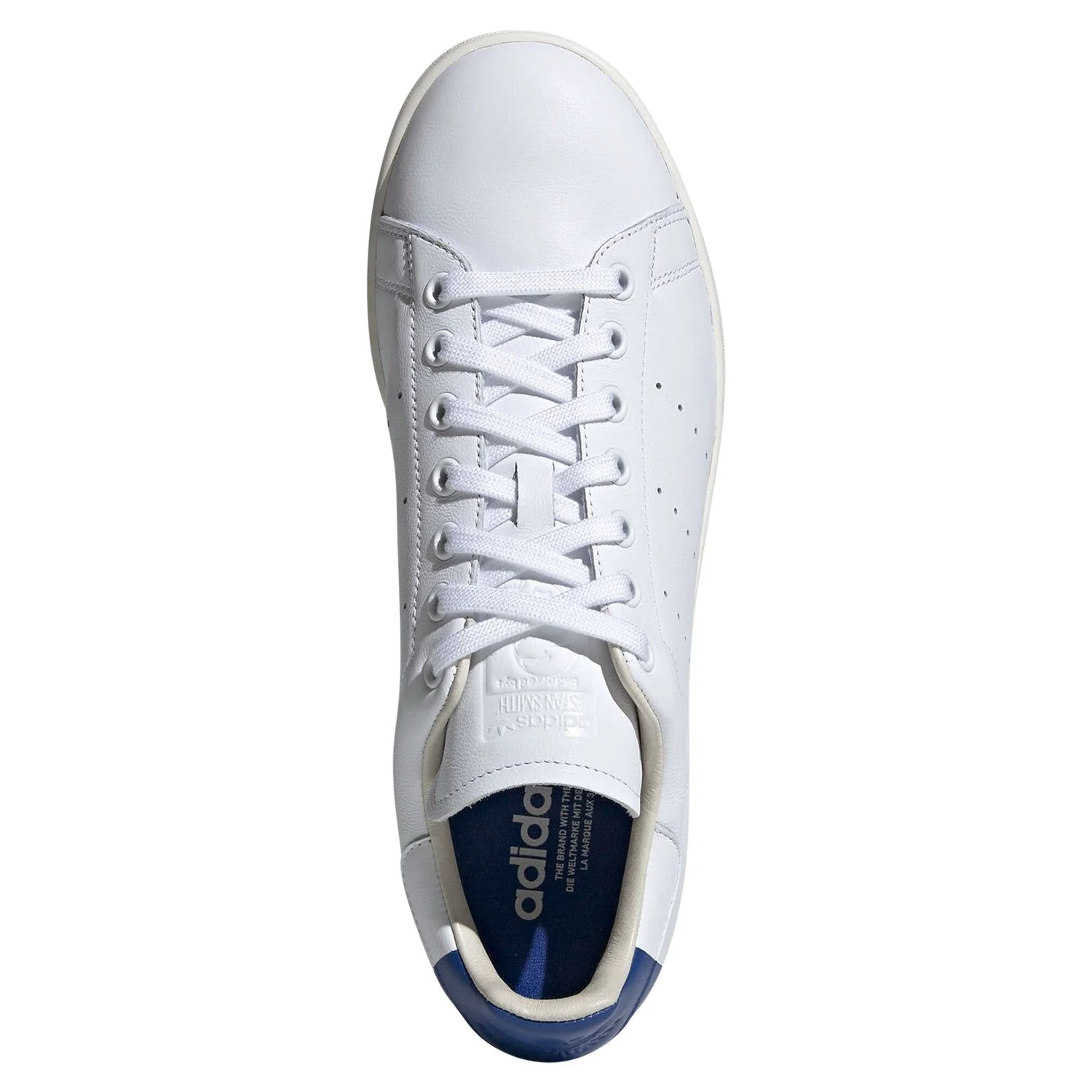 adidas Originals Stan Smith Trainers - Cloud White & Blue - Image 4