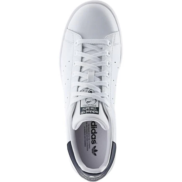 adidas Originals Stan Smith Trainers - White & Navy - Image 3