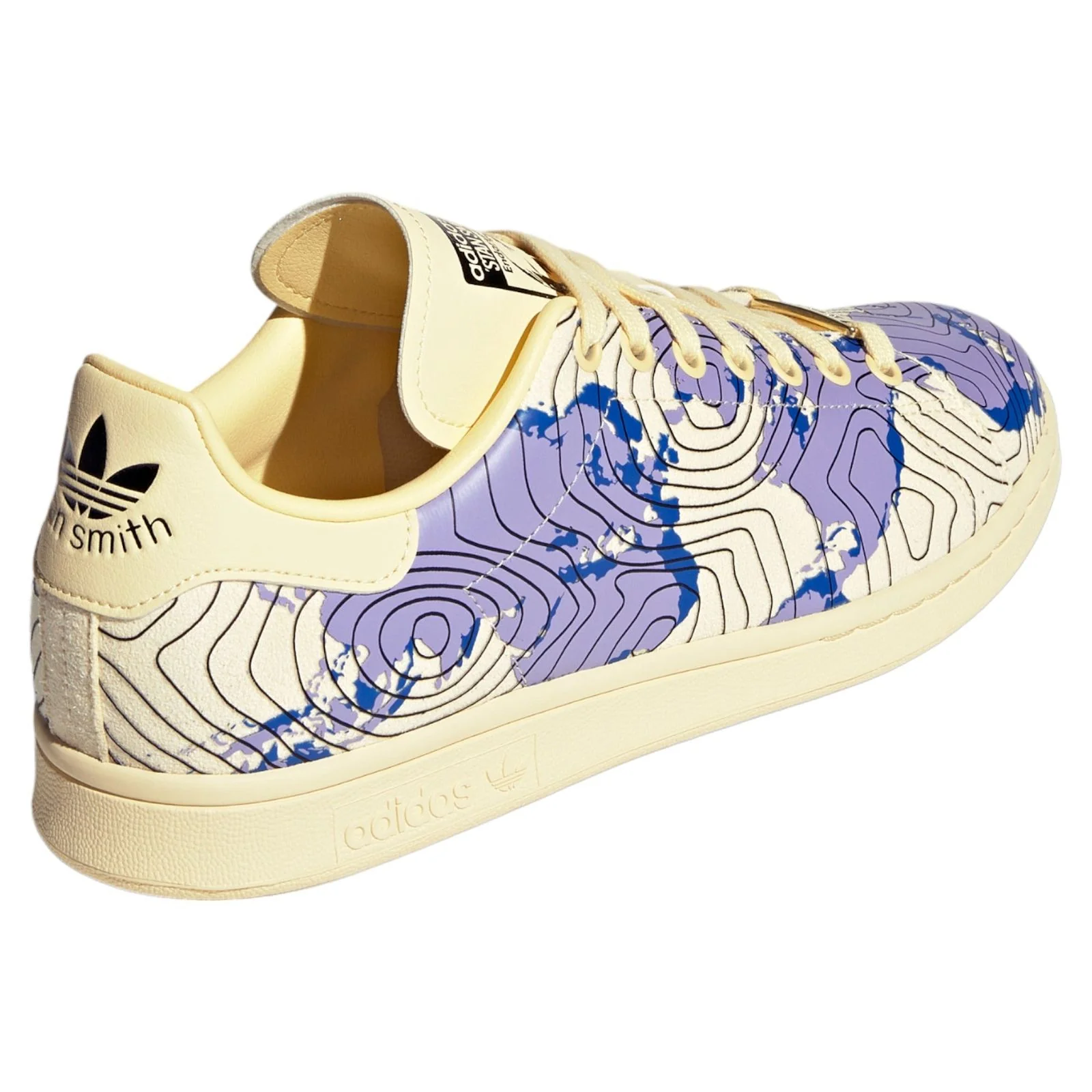 adidas Originals Stan Smith Weatherman Shoes - Cream / Purple - Image 3
