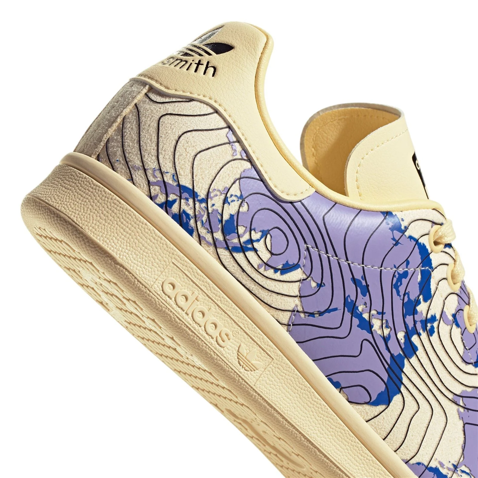 adidas Originals Stan Smith Weatherman Shoes - Cream / Purple - Image 5