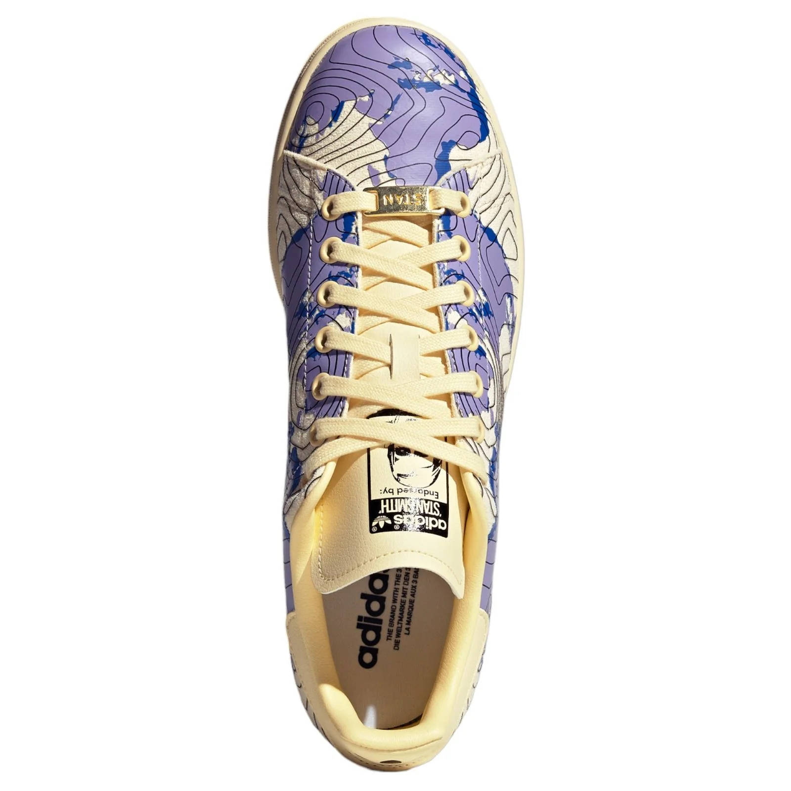 adidas Originals Stan Smith Weatherman Shoes - Cream / Purple - Image 6