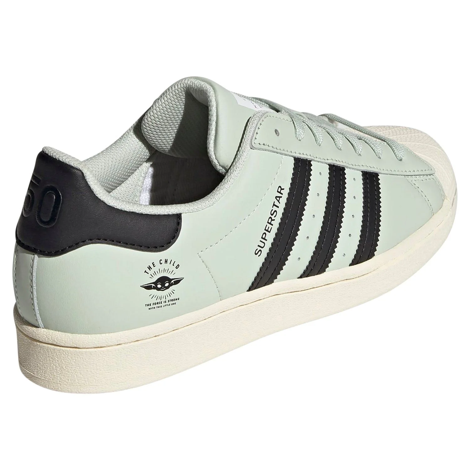 adidas Originals Star Wars Mandalorian Superstar The Child Shoes - Green - Image 3