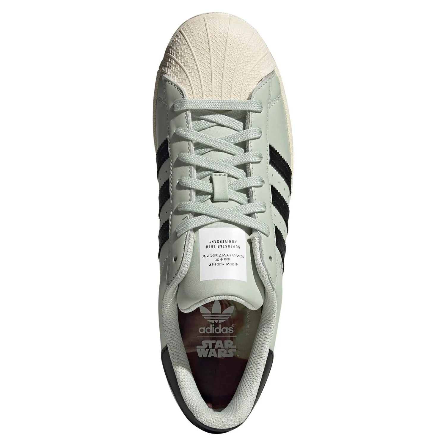 adidas Originals Star Wars Mandalorian Superstar The Child Shoes - Green - Image 5