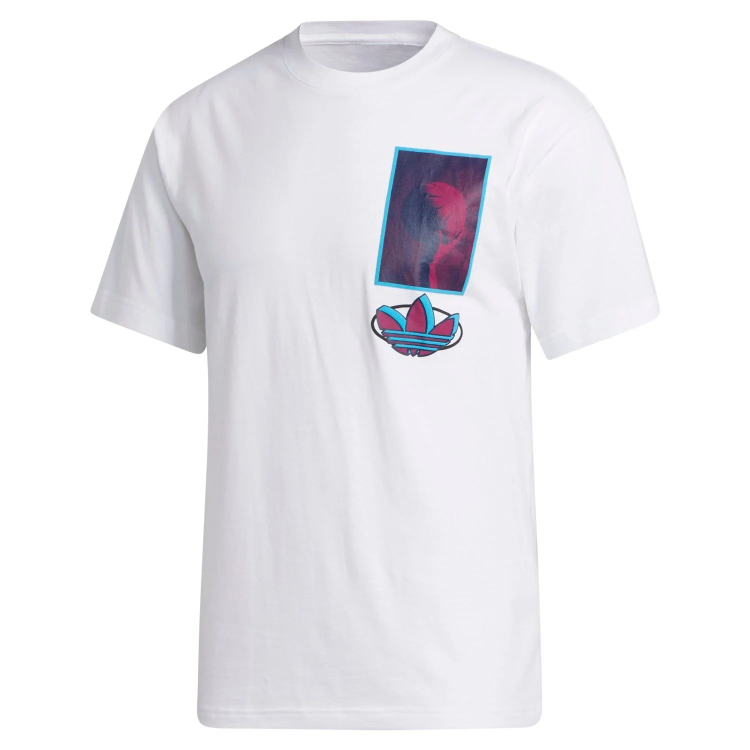 adidas Originals Streetball Multi Hit T-Shirt - White