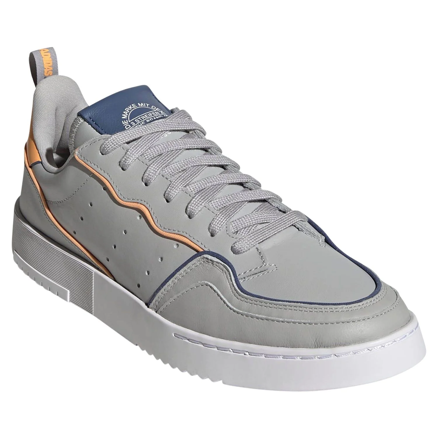 adidas Originals Supercourt Shoes - Grey Two / Cloud White - Image 2