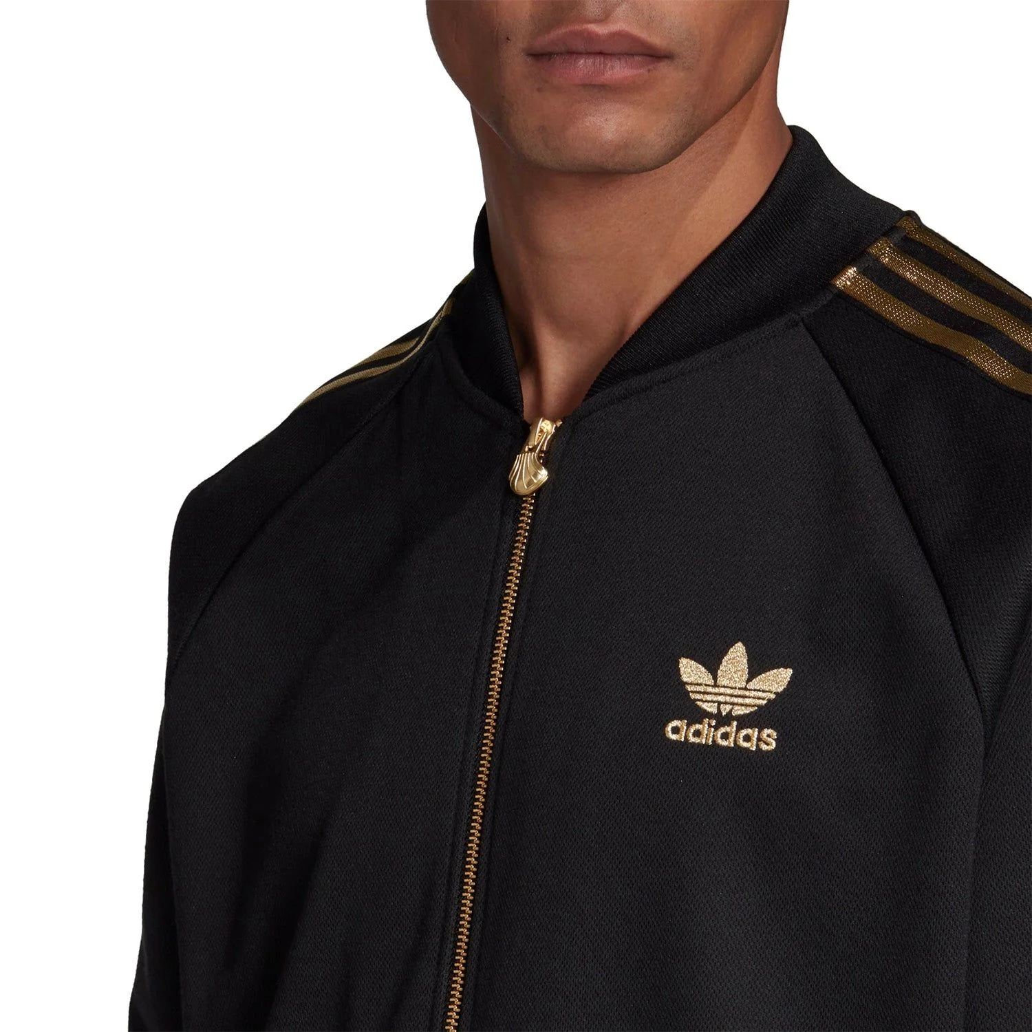 adidas Originals Superstar 24K Track Jacket - Black & Gold - Image 5