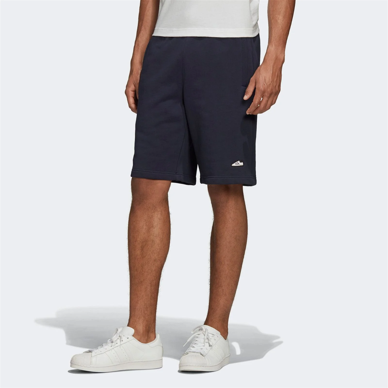 adidas Originals Superstar Embroidered Shorts - Blue - Image 3