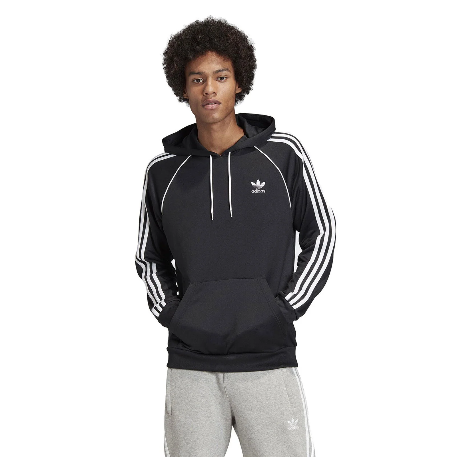 adidas Originals Superstar Hoodie - Black & White - Image 3