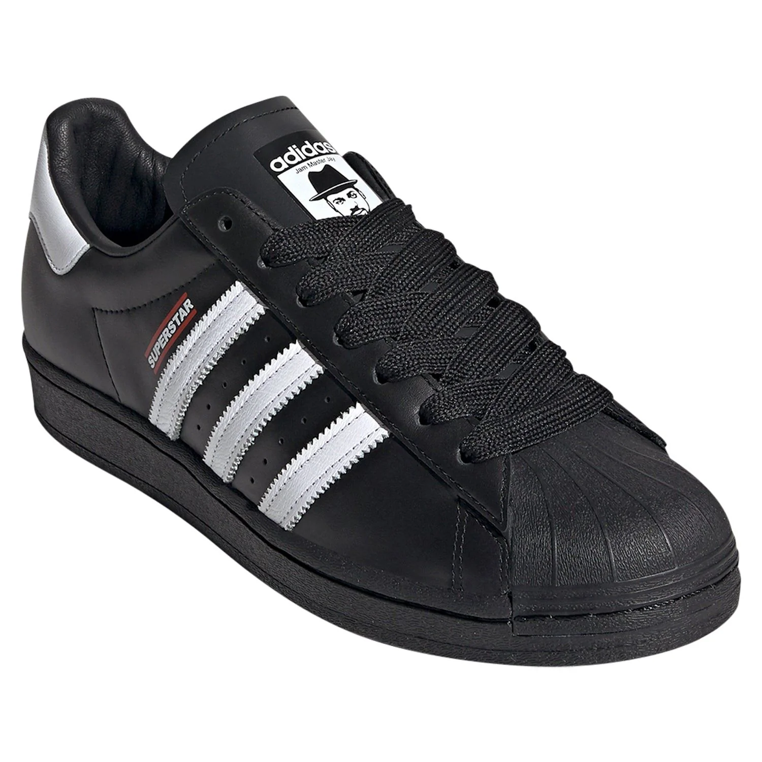 adidas Originals Superstar Jam Master Jay Run-DMC Shoes - Black - Image 2