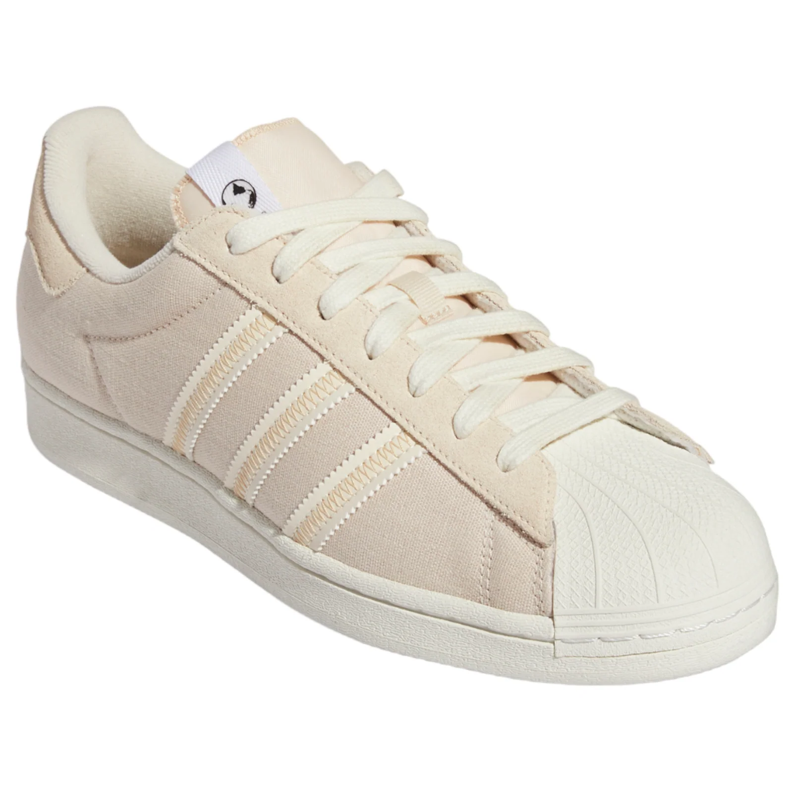 adidas Originals Superstar Shoes - Linen / Cream White - Image 2