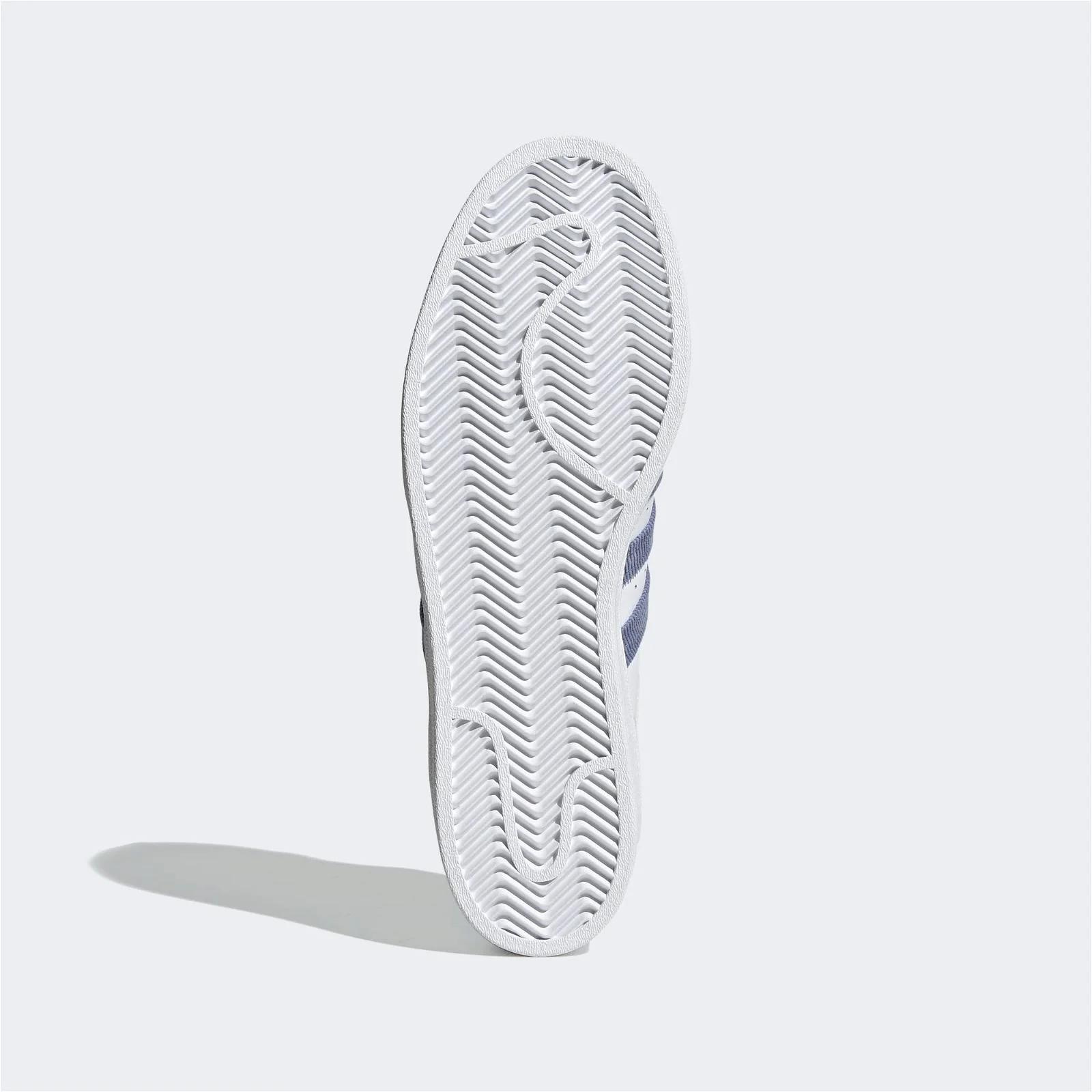 adidas Originals Superstar Shoes - White/Blue - Image 6
