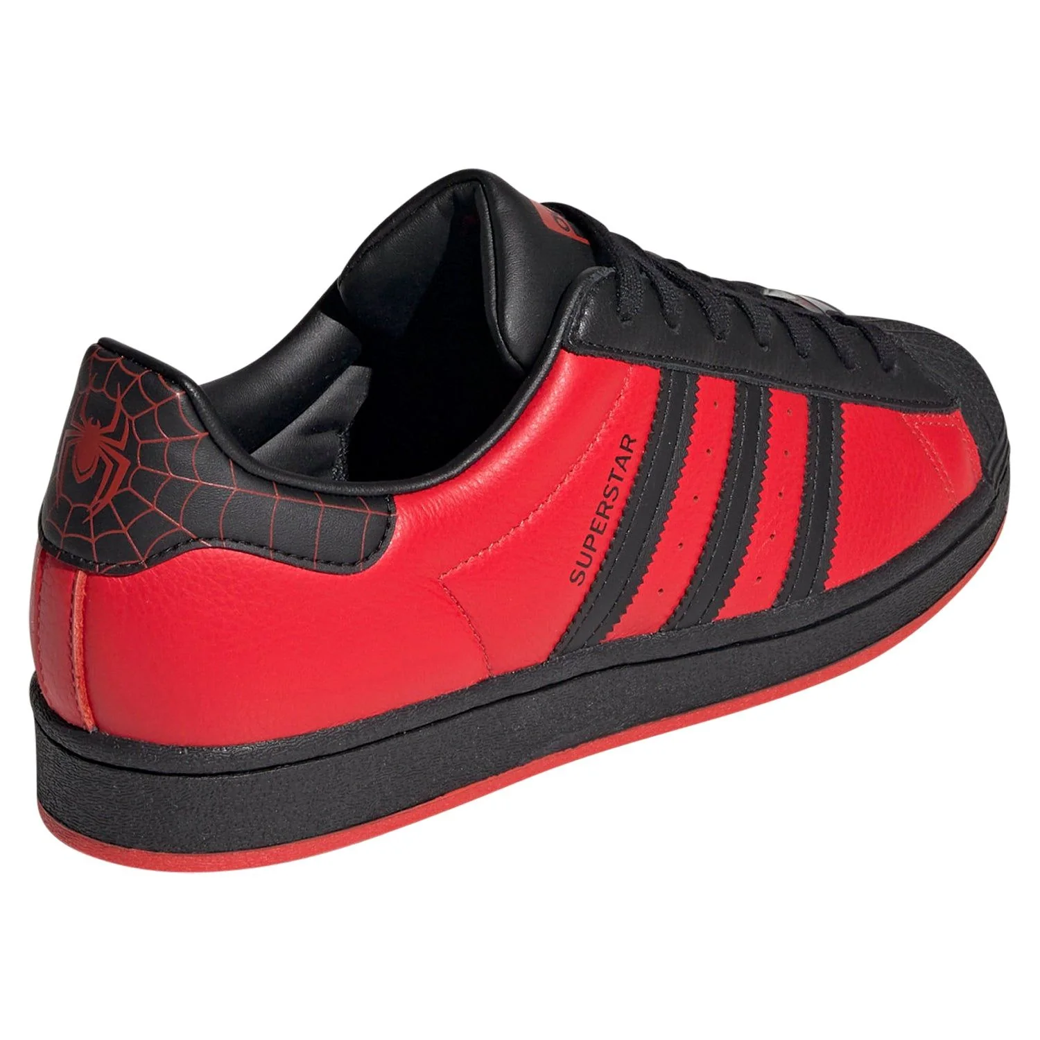 adidas Originals Superstar Spider-Man: Miles Morales Trainers - Red - Image 3