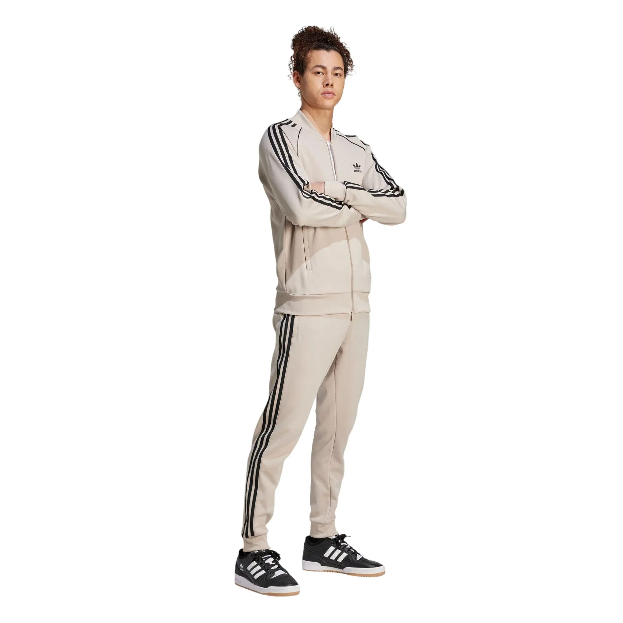 adidas Originals Superstar Track Pants - Wonder Beige / Black - Image 5