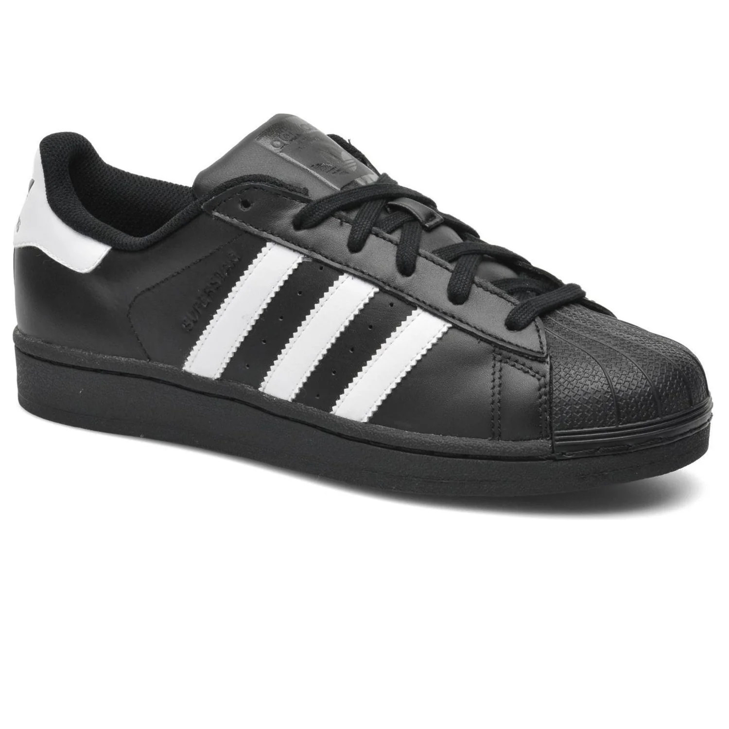 adidas Originals Superstar Trainers - Black/White - Image 3
