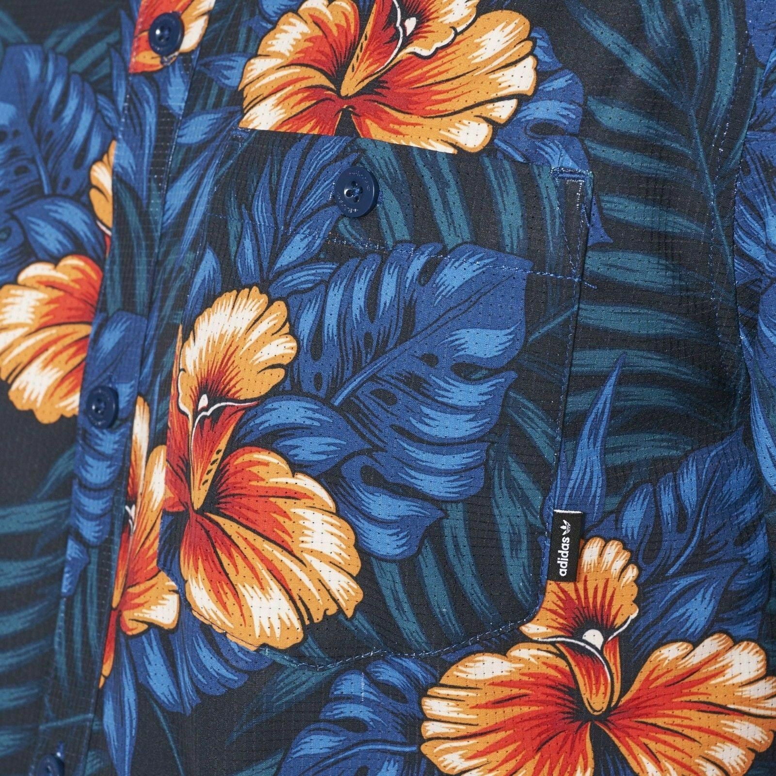 adidas Originals Sweat Leaf Hawaiian Shirt - Multi - Image 3