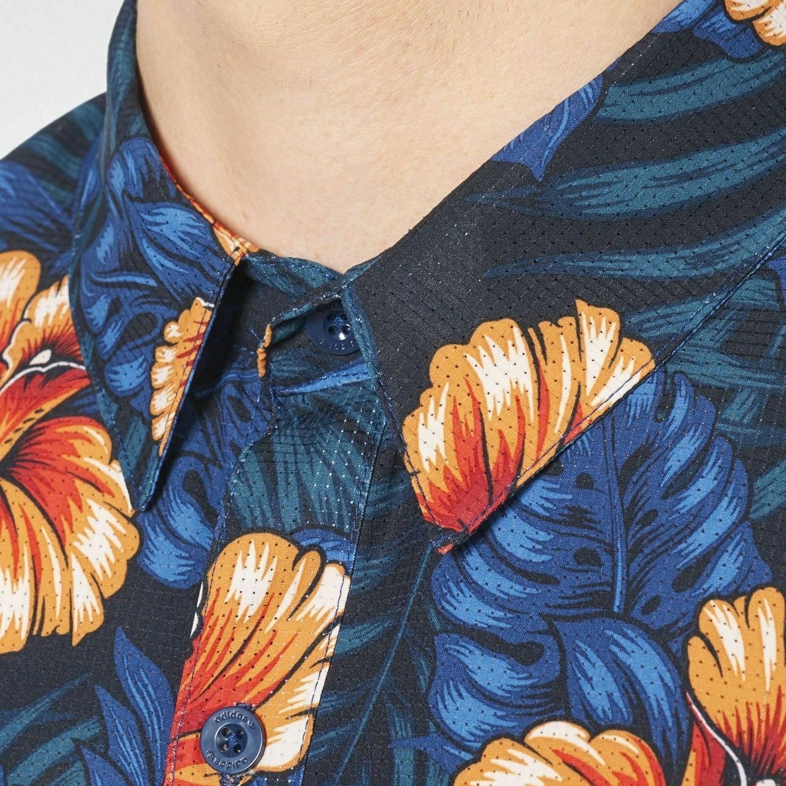 adidas Originals Sweat Leaf Hawaiian Shirt - Multi - Image 4