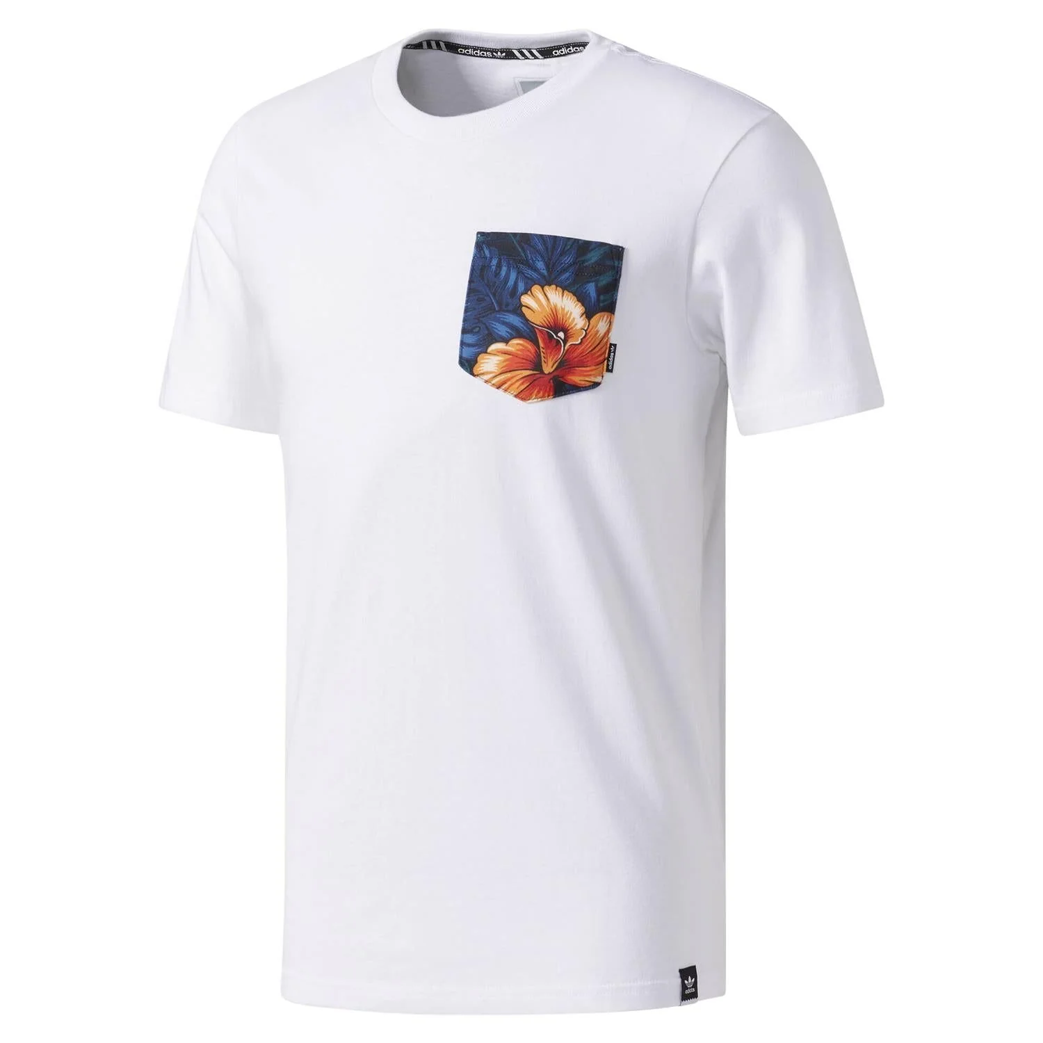 adidas Originals Sweat Leaf Pocket T Shirt - White